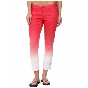 prAna Ombré Jett Capri with Zipper Detail NWT